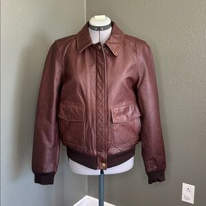 American Living Leather Jacket (L)